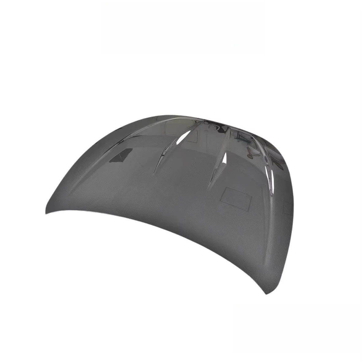 Car Modification Factory Price Color-unfading Durable Gloss/Matte Black Dry Carbon Fibre Bodykit Front Hood for SU7